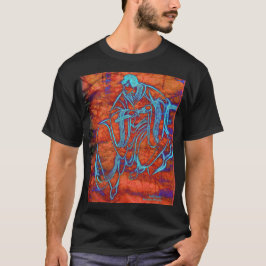 T-shirt Pièce en t samouraï japonaise de beaux-arts