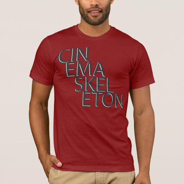 T-shirt Pièce en t squelettique d'Oreo de cinéma (Devant)