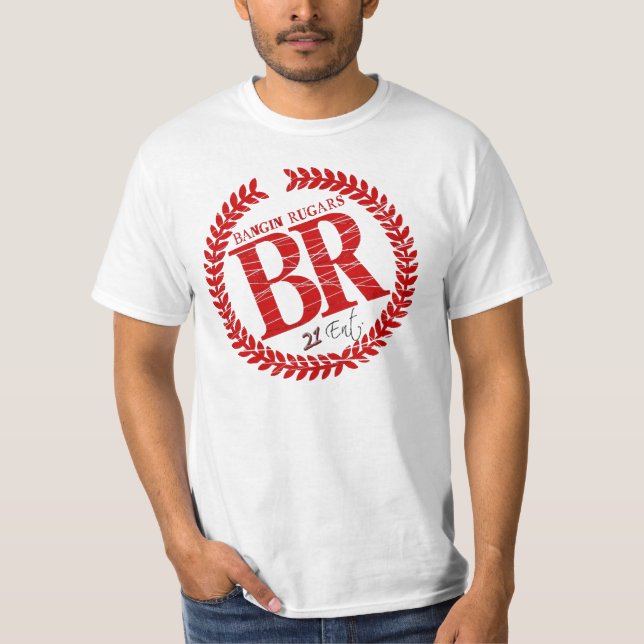 T-shirt Pièce en t toute neuve de logo de "BR" (Devant)