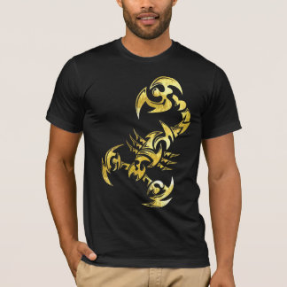 T-shirt pièce en t tribale d'obscurité du scorpion 2