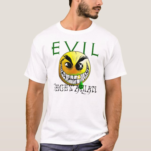 T-shirt Pièce en t végétarienne mauvaise (Devant)