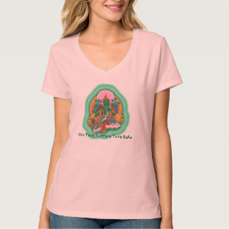 T-shirt Pièce en t verte de femelle Tara