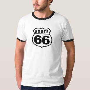T-SHIRT PIÈCE EN T VINTAGE DE L'ITINÉRAIRE 66