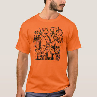 T-shirt Pièce en t virile porcine de Moto