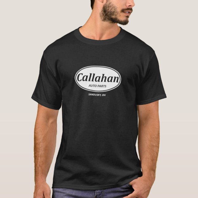 T-shirt Pièces d'auto de Callahan (Devant)