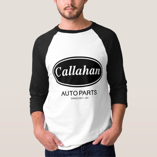 T-shirt Pièces d'auto de Callahan (Devant)