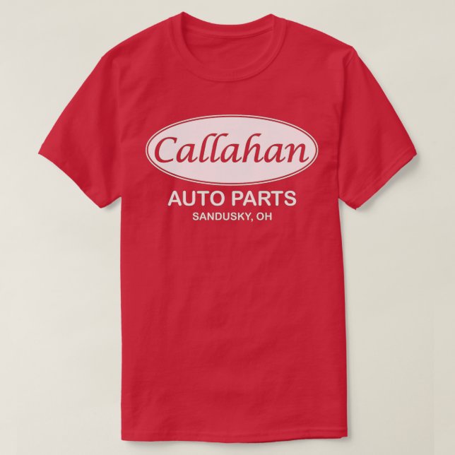 T-shirt Pièces d'automobile Callahan (Design devant)