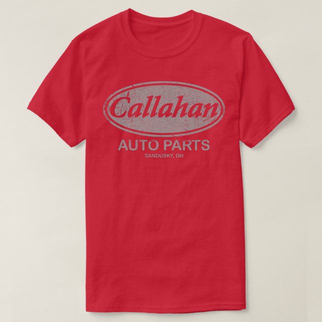 T-shirt Pièces d'automobile Callahan (Design devant)