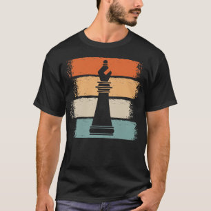 T-shirt Pièces d'échecs vintages Rétro 2