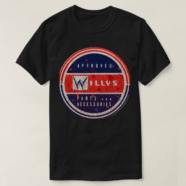 T-shirt Pièces et service Willys (Design devant)