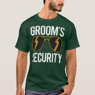 T-shirt Pièces Sécurité Drôle Groom Cadeaux Pour Les Groom