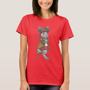 T-shirt Pied en bois de pirate de lapin