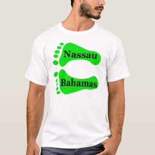 T-shirt Pieds nus de Nassau Bahamas