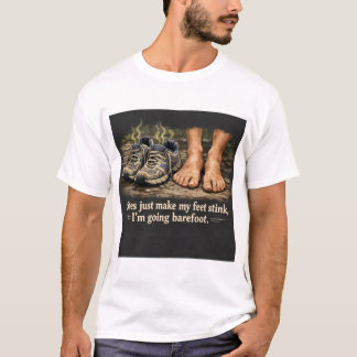 T-shirt Pieds nus ou pieds puants