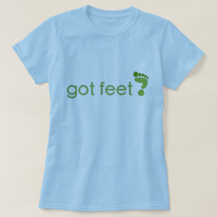 T-shirt pieds obtenus ?