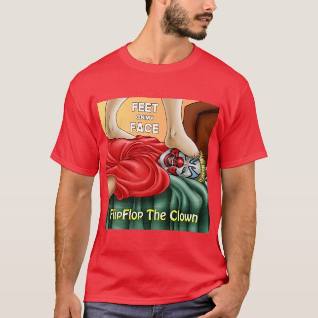 T-shirt Pieds sur mon visage (Devant)