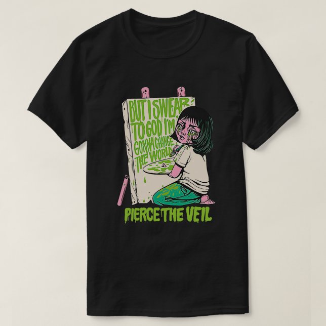 T-shirt Pierce Le Voile Merch Changer La Chemise Mondiale (Design devant)