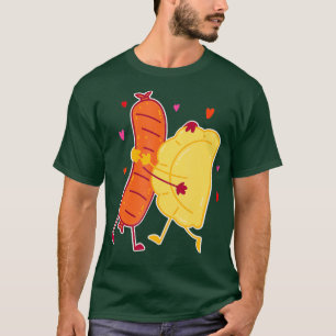 T-shirt Pierogi Et Kielbasa Cuisine Polonaise I Drôle Nour