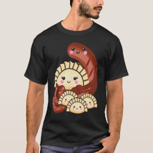 T-shirt Pierogi Et Kielbasa Pologne Cuisine Traditionnelle