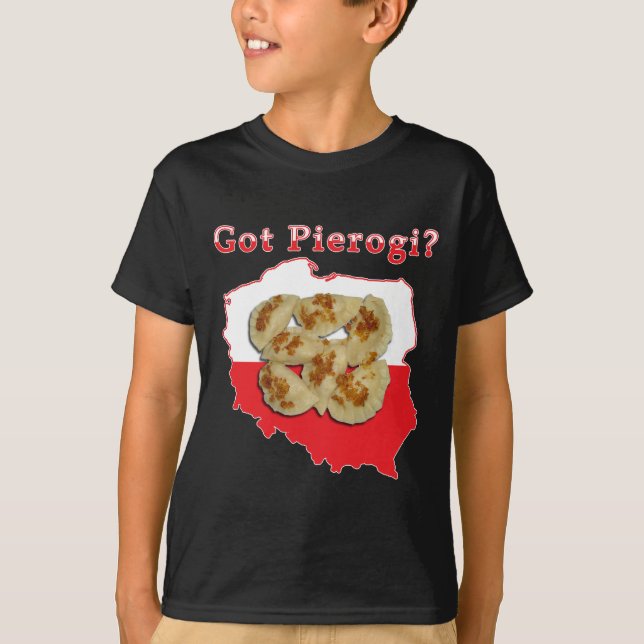 T-shirt Pierogi obtenu carte polonaise (Devant)