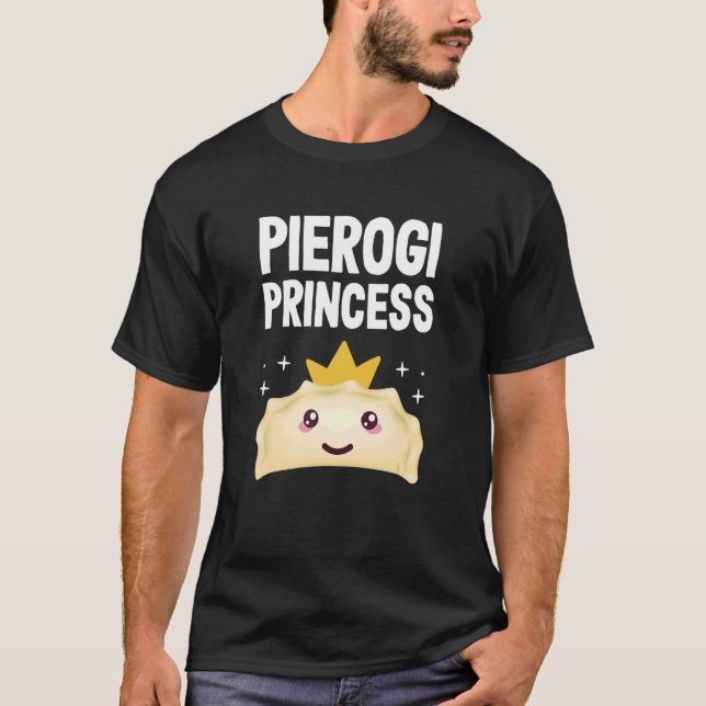 T-shirt Pierogi Princesse Polonaise Nourriture Pierogi (Devant)