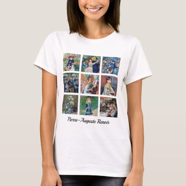 T-shirt Pierre-Auguste Renoir - Chefs-d'oeuvre Grille Coll (Devant)