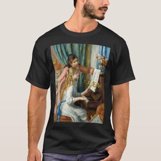 T-shirt Pierre-Auguste Renoir Deux Jeunes Filles Au (Devant)