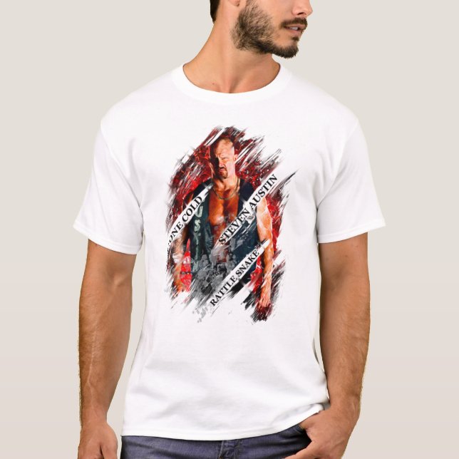 T-shirt Pierre Cold Steve Austin Oeuvre d'art T-ShirtPierr (Devant)