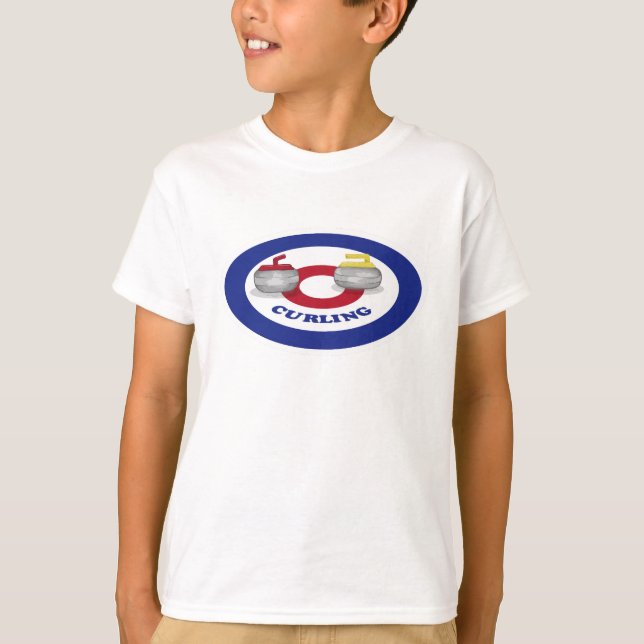 T-shirt Pierre de curling (Devant)