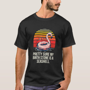T-shirt Pierre de naissance est Seashell Beach Bum Tour Cr
