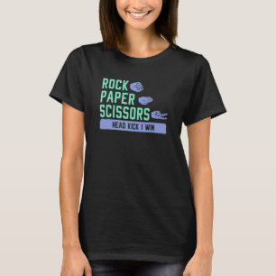 T-shirt Pierre Feuille Ciseaux Coup de Tête Je Gagne Karat