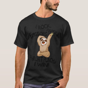 T-shirt Pierre Feuille Ciseauxpoing à la gorge Je gagne pa