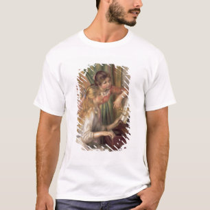 T-shirt Pierre jeunes filles de Renoir un au piano