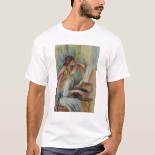 T-shirt Pierre jeunes filles de Renoir un   au piano