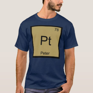 T-shirt Pierre Nom Élément Chimique Tableau Périodique