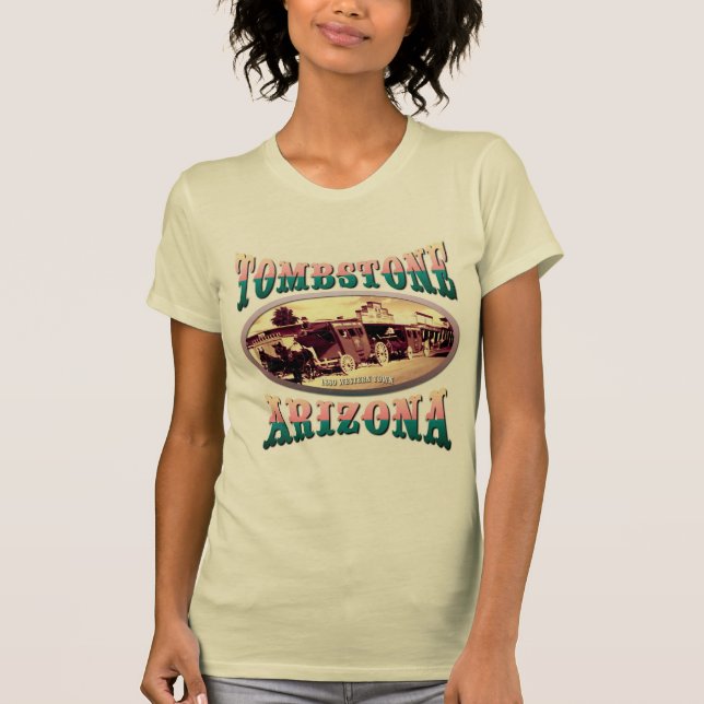 T-shirt Pierre tombale Arizona (Devant)
