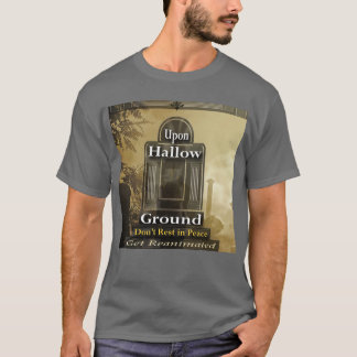 T-shirt Pierre Tombale Sur Un Sol Sacré