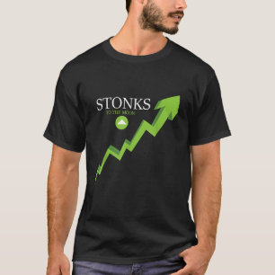 T-shirt Pierres À La Lune Jour Trading Stock Forex