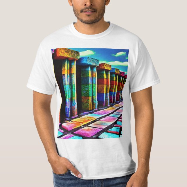 T-shirt Pierres psychédéliques (Devant)