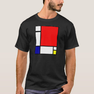T-shirt Piet Mondrian - art néo-plastique