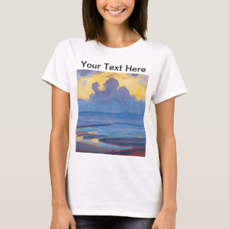 T-shirt Piet Mondrian célèbre peinture par la mer Personna