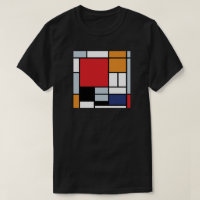 Piet Mondrian - Composition avec un grand plan rou