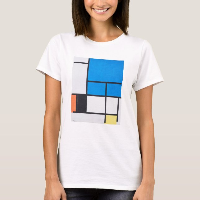 T-SHIRT: PIET MONDRIAN  T-Shirt (Vorderseite)