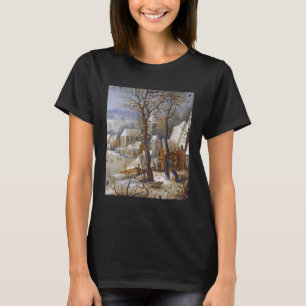 T-shirt Pieter Bruegel Le paysage hivernal de l'Ancien ave