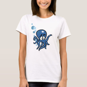 T-shirt Pieuvre bleue