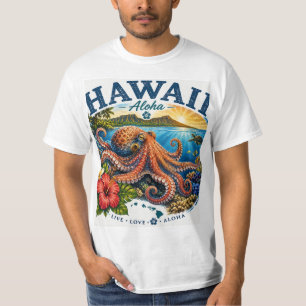 T-shirt Pieuvre d'Hawaï