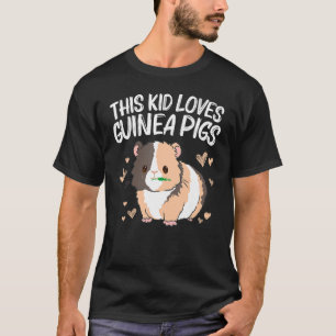 T-shirt Pig cool Guinée pour enfants filles à roue bouffée