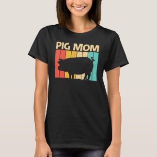 T-shirt Pig For Mom Women Pig Farmer Farm Farming