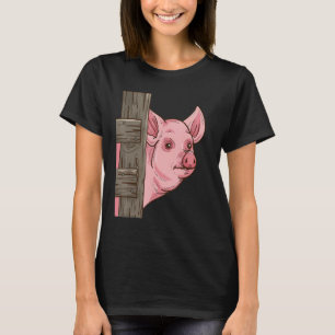 T-shirt Pig Lover Femmes Agriculteurs Porcs Hommes Cute Pi