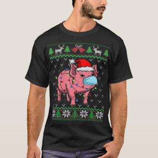 T-shirt Pig Père Noël Vilain Noël